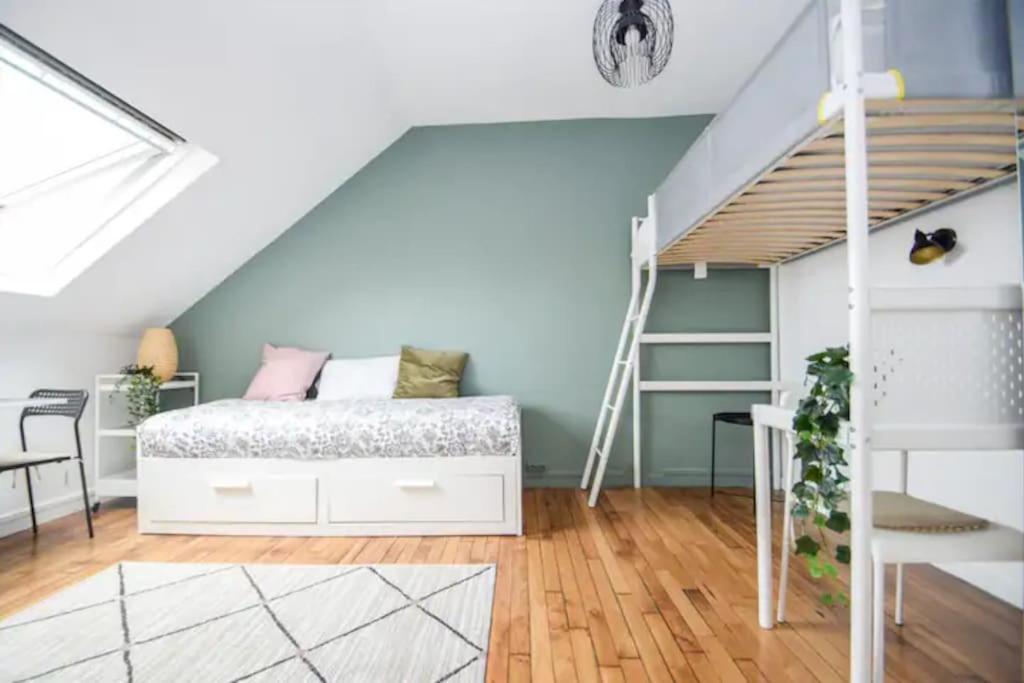 Appartement Parisien: Proche CDG, Wi-Fi et Netflix Inclus Drancy Exterior photo